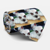 Siamese Kittens Krawatte (Gerollt)