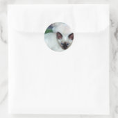 Siamese Kittens Sticker (Tasche)