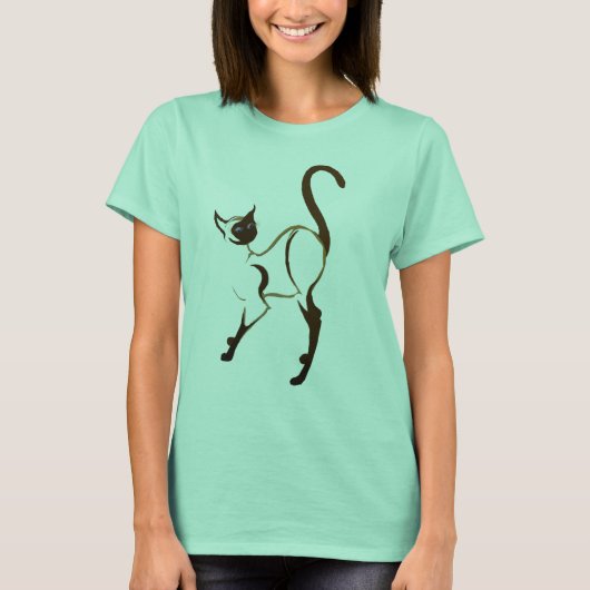 Siamese Kitty T - Shirt (Vorderseite)