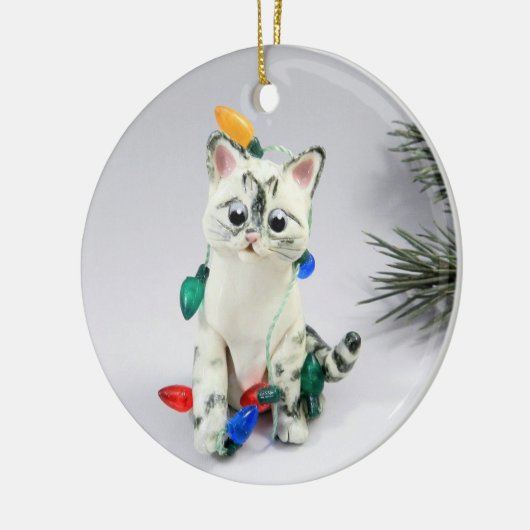  Siamese Lynx Point Cat Ornament (Links)