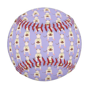 Siamese mit Birthday Cake Gemustert Baseball