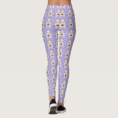 Siamese mit Birthday Cake Gemustert Leggings (Rückseite)