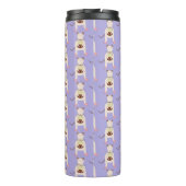 Siamese mit Birthday Cake Gemustert Thermosbecher (Rückseite)