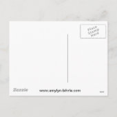 Siamese Oaster Bonnet Feiertagspostkarte (Rückseite)