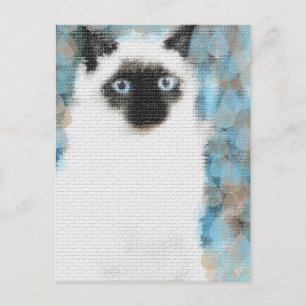 Siamese Postkarte