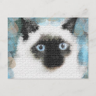 Siamese Postkarte