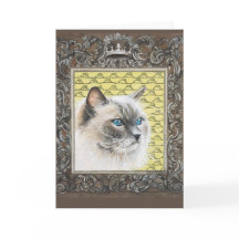 Siamese/Ragdoll/Himalaya Cat Greeting Card
