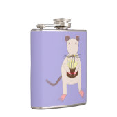 Siamese Rat mit Birthday Cake Flachmann (Rechts)