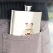 Siamese Rat mit Birthday Cake Flachmann (Beispiel)