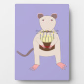 Siamese Rat mit Birthday Cake Fotoplatte (Vorderseite)