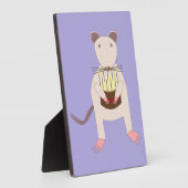 Siamese Rat mit Birthday Cake Fotoplatte (Seite)