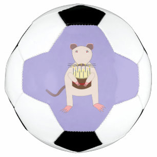 Siamese Rat mit Birthday Cake Fußball