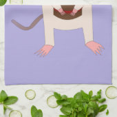 Siamese Rat mit Birthday Cake Geschirrtuch (Gefaltet)