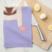 Siamese Rat mit Birthday Cake Geschirrtuch (Viertel Falte)