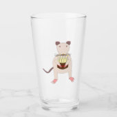 Siamese Rat mit Birthday Cake Glas (Vorderseite)