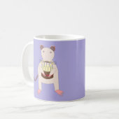 Siamese Rat mit Birthday Cake Kaffeetasse (Vorderseite Links)