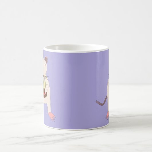 Siamese Rat mit Birthday Cake Kaffeetasse (Mittel)