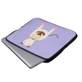 Siamese Rat mit Birthday Cake Laptopschutzhülle (Vorne Knopf)