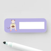 Siamese Rat mit Birthday Cake Namensschild (Beispiel)