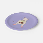 Siamese Rat mit Birthday Cake Pappteller (Schrägansicht)