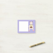 Siamese Rat mit Birthday Cake Post-it Klebezettel (Auf Schreibtisch)
