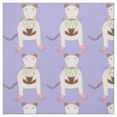 Siamese Rat mit Birthday Cake Stoff (Muster)