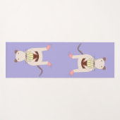 Siamese Rat mit Birthday Cake Yogamatte (Vorderseite (Horizontal))