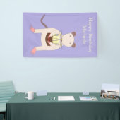 Siamese Rat mit Geburtstagskuchen Custom Banner (Messeveranstaltung)