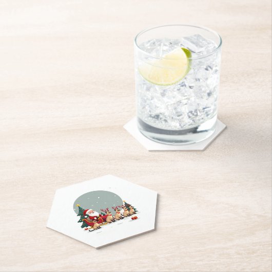 Siamese Reindeer Christmas Siamese Cat Lover Gifts Untersetzer (Vor Ort)