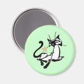 Siamese Royalty Magnet (Vorderseite/Rückseite)