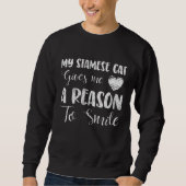 Siamese Smile Sweatshirt (Vorderseite)