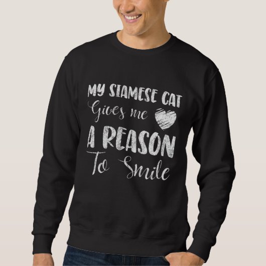 Siamese Smile Sweatshirt (Vorderseite)