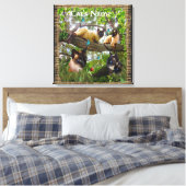 Siamese Sophie Leinwanddruck (Insitu (Schlafzimmer))