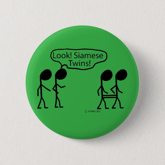 Siamese Twins Button (Vorderseite)
