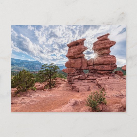 Siamese Twins Colorado Sunburst Postkarte (Vorderseite)