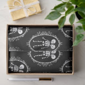 Siamese Twins Skeleton Seidenpapier (Geschenk)