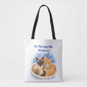 Siamese- und Ginger-Katzen-Tierliebhaber Tasche (Vorderseite)