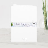 Siamese Valentine Hearts Feiertagskarte (Rückseite)