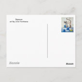 Siameser Kunst Postkarte (Rückseite)