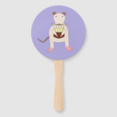 Siameser Rat mit dem Party Birthday Cake Custom Fächer (Vorderseite)