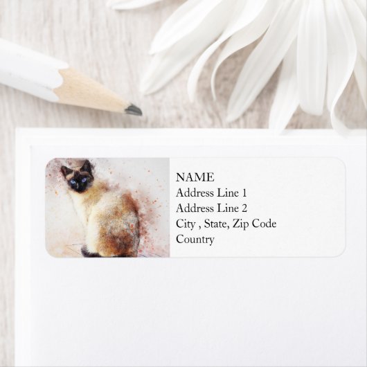 siamesisch | ABSTRAKT | Wasserfarbe (Insitu)