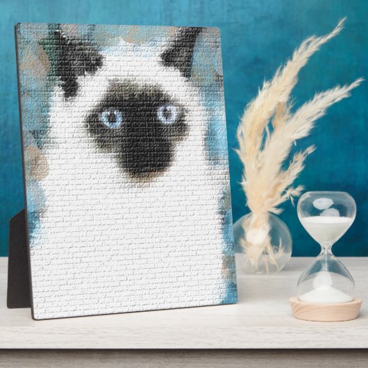 Siamesisch Fotoplatte (Seite)