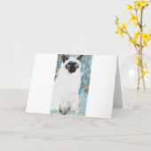 siamesisch karte (Gelbe Blume)