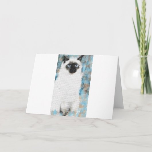 siamesisch karte (Vorderseite)