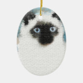 Siamesisch Keramik Ornament (Vorne)