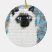 Siamesisch Keramik Ornament (Vorne)