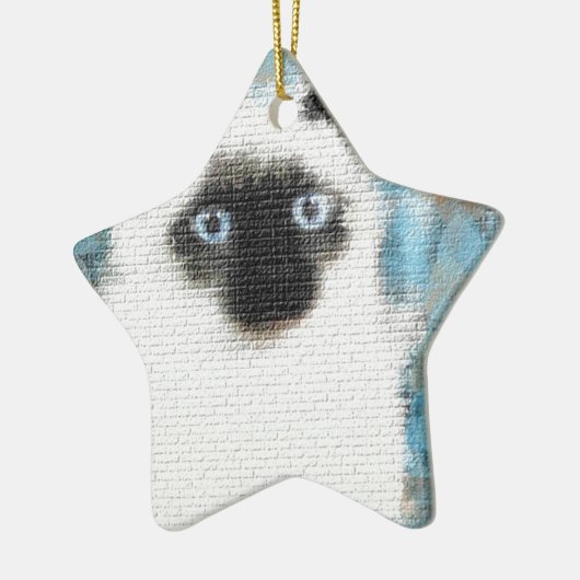 Siamesisch Keramikornament (Links)