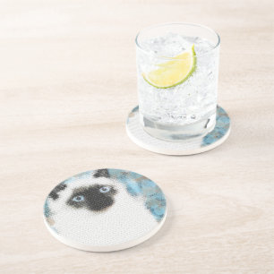 Siamesisch Sandstein Untersetzer