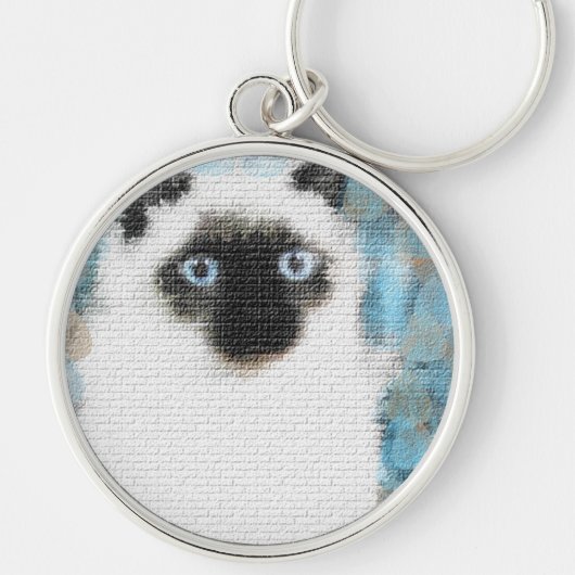 Siamesisch Schlüsselanhänger (Vorne)