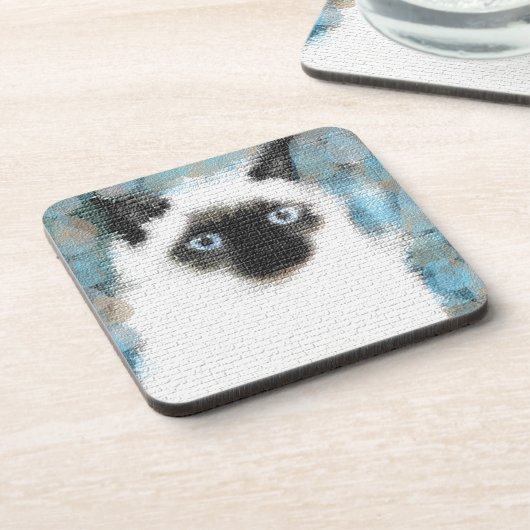 Siamesisch Untersetzer (Linke Seite)